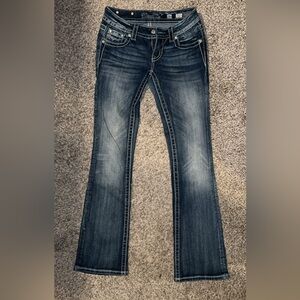 Miss Me Dark Indigo Flare Jeans